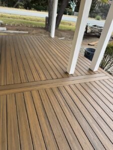 Deck rebuild, decking surface and support posts